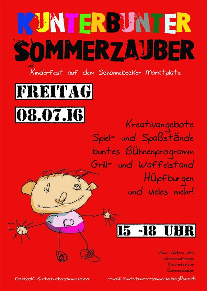 Plakat schonnebecker Marktplatz