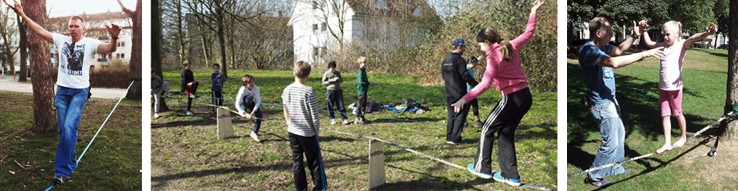 slackline outdoor neu